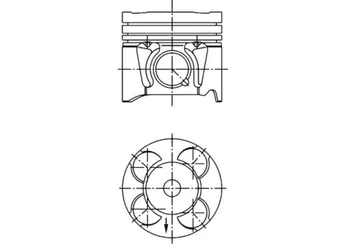 Piston (69.60MM-0.40)  GOETZE 87-73462-040  87-435706-42
