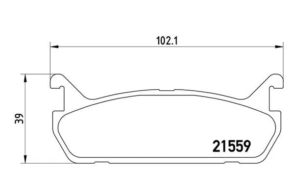 Fren Disk Balata Arka Daihatsu Applause (A101)(1989->2000)  MAGNETI MARELLI 363700449015