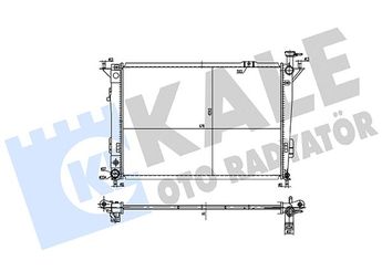 Su Radyatörü  KALE 361945  AB398005DD AB39 8005 DD 253102B300 25310-2B300