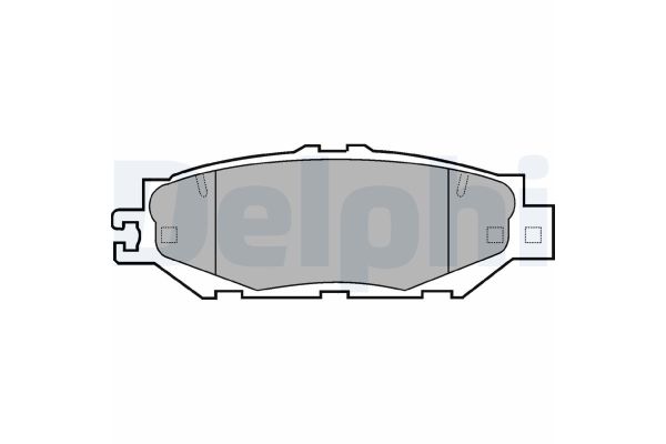 Fren Disk Balata Arka Lexus LS 400 (UCF10)(1990->)  DELPHI LP939