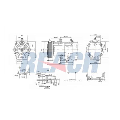 Klima Kompresörü  Ford Transit Minibüs (FY)(2000->)  BEHR 8FK 351 113-381