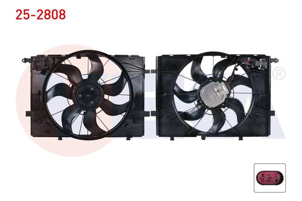 Radyatör Fan ve Motoru  Mercedes E -Serisi Coupe (BM 238)(12.2016->)  VEKA 25-2808