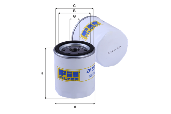 Yağ Filtresi  FIL FILTRE ZP 557