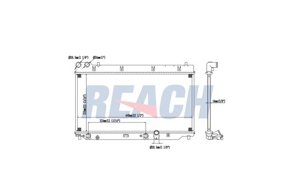 Su Radyatörü  Honda Jazz (GD1/5)(01.2002->)  MAHER 32326