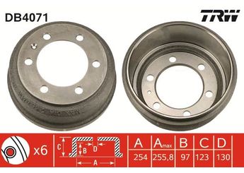 Kampana Arka Sağ veya Sol IVECO ORJINAL 7165379  7165379 7162112 0000007162112 7910200
