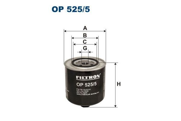 Yağ Filtresi  FILTRON OP 525/5