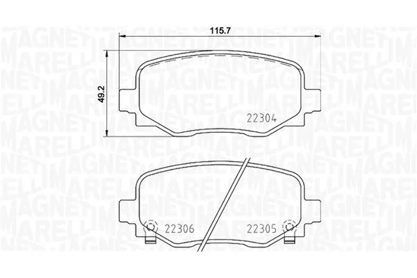 Fren Disk Balata Arka Jeep Renegade (BU)(2014->)  FIAT ORJINAL 363700423177
