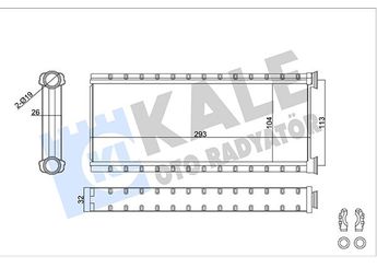 Kalorifer Radyatörü  PSA ORJINAL 1609730580  1609730580 9821299980