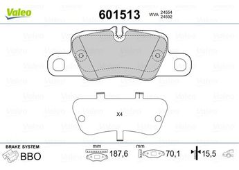Fren Disk Balata Arka VALEO 601513  99135294802 97035294703 99135294900 970 352 947 03 97035294904 970 352 949 04 97035294905 970 352 949 05 971698451A 971 698 451 A 971698451D 971 698 451 D 99135294800 991 352 948 00 99135294801 991 352 948 01 991 352 948 02 99135294803 991 352 948 03 991 352 949 00 99135294901 991 352 949 01