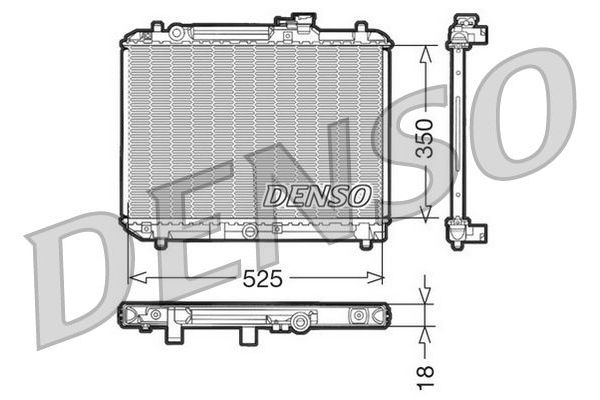 Su Radyatörü  DENSO DRM47001