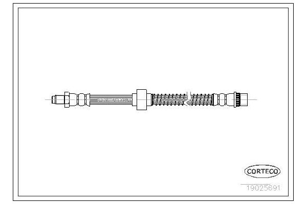 Fren Hortumu Ön Sağ veya Sol OSSCA 0889