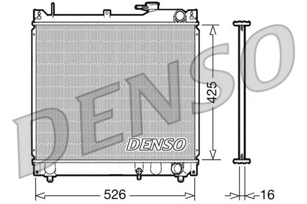 Su Radyatörü  DENSO DRM47015