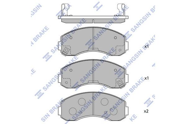 Fren Disk Balata Ön SANGSIN SP1056