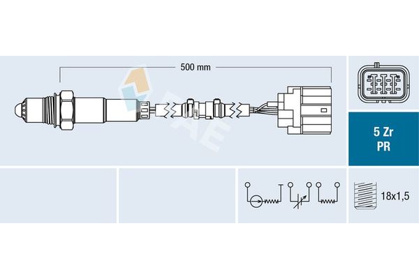 Oksijen (Lambda) Sensörü  FAE 75049
