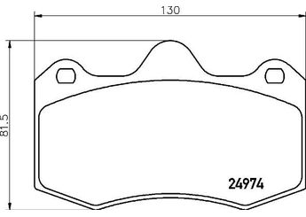 Fren Disk Balata Ön BREMBO P 85 134  6LL698151 A132J0326S JZW615301G