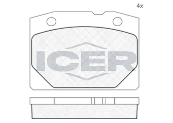 Fren Disk Balata Ön OTOZONE FDO0005-R  21013501090 21013501089 2101-350 1089 2101-350 1090 2101350109001 2101-350 109001 210135011090 2101-350 11090 21013501210A 2101-350 1210A 4208932