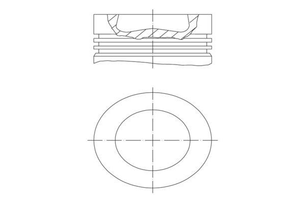 Piston (80.00MM-0.50)   KING PISTON 18-7092093