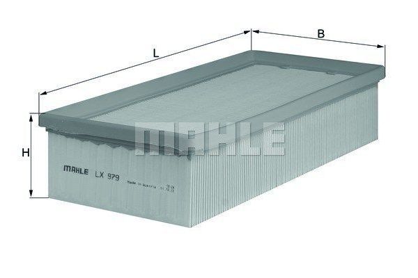 Hava Filtresi  Toyota Avensis Combi SW (T22)(1998->)  MAHLE LX 979