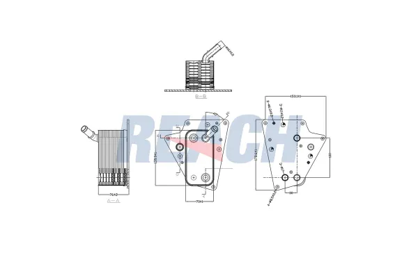 Motor Yağ Soğutucu  Saab 9-3 Cabriolet (2008->)  FITPART FIT04010009O