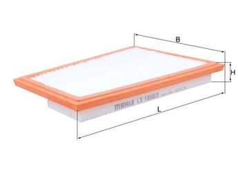 Hava Filtresi  MAHLE LX 1850/2  A6420942204 6420940204 6420940404 6420942204 6420943004 A6420940404 A642 094 04 04 A642 094 22 04 A6420940204 A6420943004