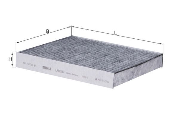 Polen Filtresi  Alfa Romeo Brera (177)(2005->)  MAHLE LAK 297