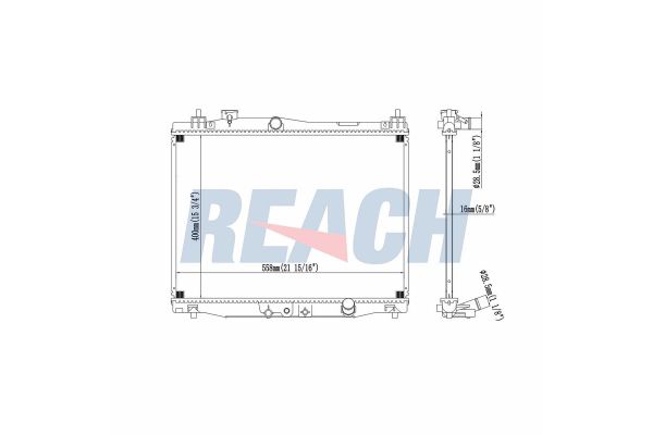Su Radyatörü  Honda Jazz (GK)(08.2015->02.2021)  VEKA 16-3529