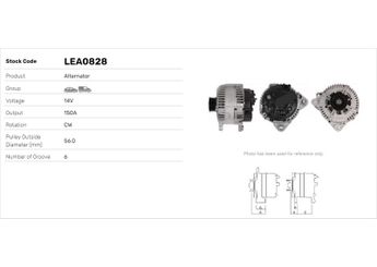 Alternatör  LUCAS ELEKTRIK LEA0828  59903016D 059903016D 59903016DX 059903016DX 59903023B 059903023B 59903023BX 059903023BX