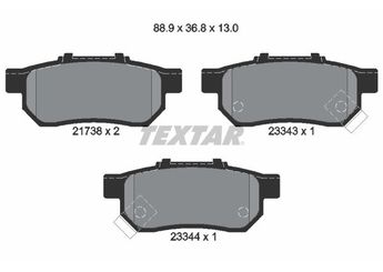 Fren Disk Balata Arka TEXTAR 2173801  43022S04E01
