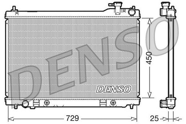 Su Radyatörü  DENSO DRM46100