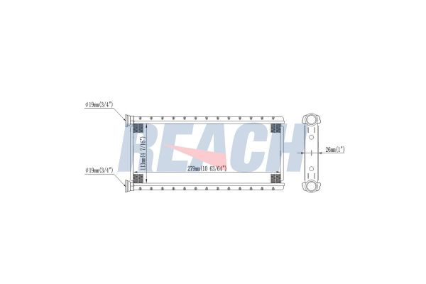 Kalorifer Radyatörü  Land Rover Range Rover Sport (01.2005->)  ASPART 6HMA1019