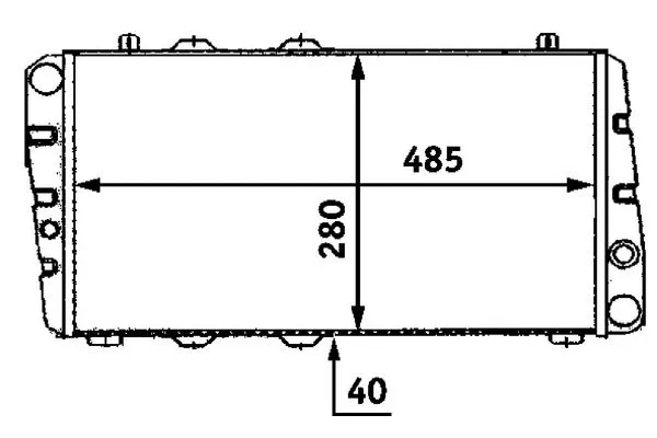 Su Radyatörü  Skoda Forman (785)(1992->)  MAHLE CR 453 000S