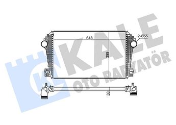Turbo Radyatörü  MAHER 23492  2H0145804D 2H0145804