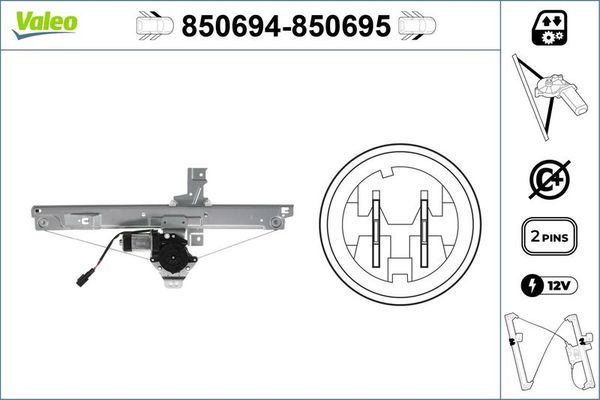 Cam Krikosu Ön Sol VALEO 850694