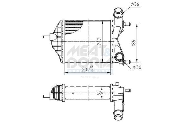 Turbo Radyatörü  ORİS IFI508064