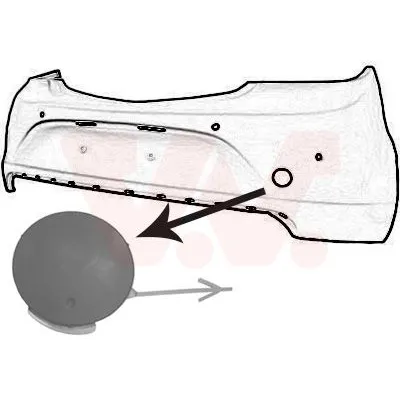 Tampon Çeki Demir Kapağı Arka Opel Insignia A (2008->)  GVA 9590175