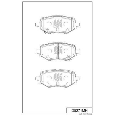 Fren Disk Balata Arka MGA 55814