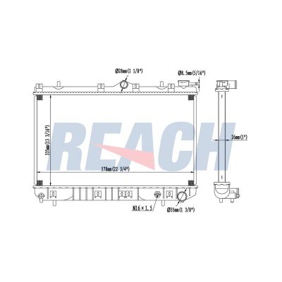 Su Radyatörü  BMW 1 M Serisi Coupe (E82)(2011->)  VEKA 16-1822
