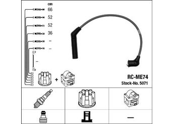 Buji Kablosu  NGK 5071  MD143880 MD 143 880 MD180171 MD 180 171 MD997423