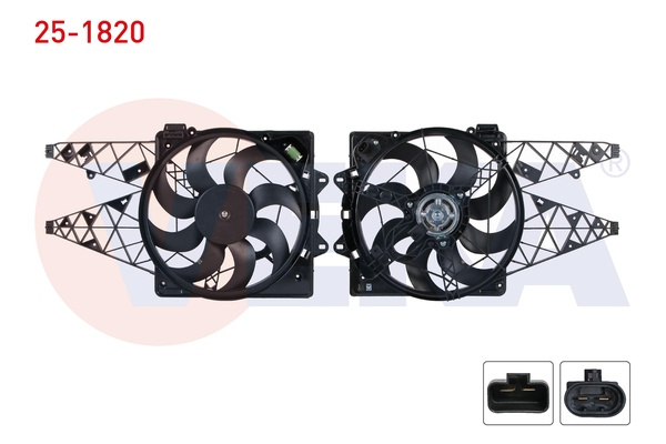 Radyatör Fan ve Motoru  VEKA 25-1820