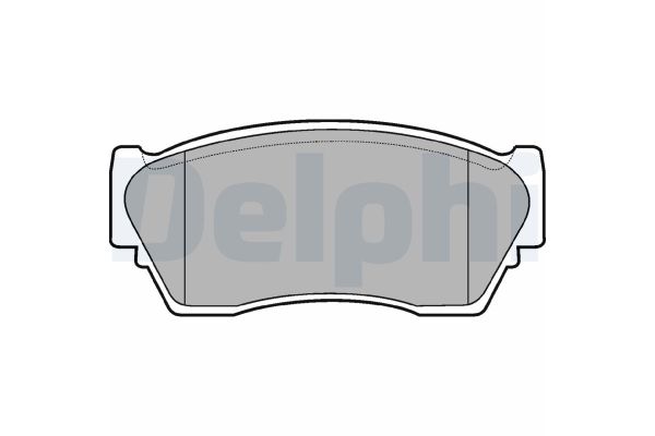 Fren Disk Balata Ön Nissan 100 NX (B13)(11.1990->)  DELPHI LP804