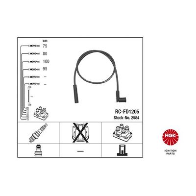 Buji Kablosu  SWAPP 50127