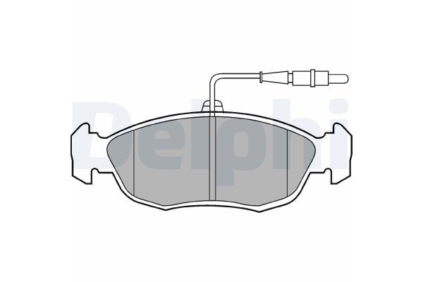Fren Disk Balata Ön Peugeot 306 Cabriolet (S2)(04.1997->)  DELPHI LP793