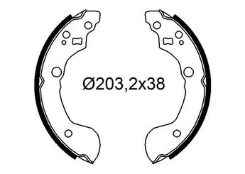 Fren Pabuçlu Balata Arka VALEO 564285  FSB574