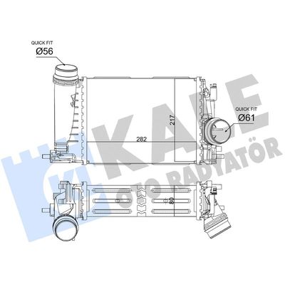 Turbo Radyatörü  Nissan Qashqai (J12)(03.2021->)  MGA 80085