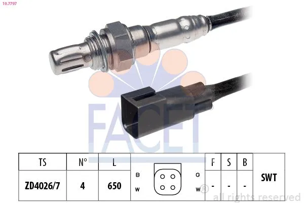 Oksijen (Lambda) Sensörü  Ford Sierra 4/5 Kapı (1987->)  NGK 92739