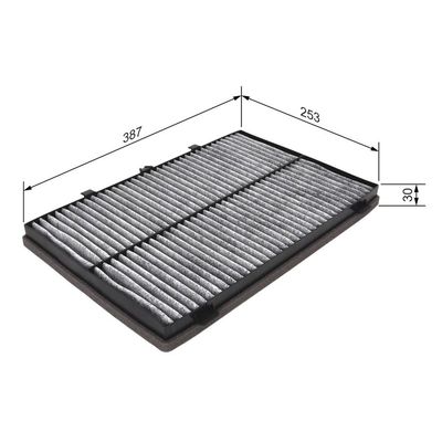 Polen Filtresi  BOSCH 1 987 432 482