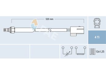 Oksijen (Lambda) Sensörü  FAE 77180  ERR1834 ERR 1834 SG248 SG-248
