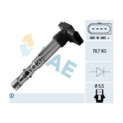 Ateşleme Bobini  Skoda Fabia Combi (5J5)(12.2007->)  MGA 30129