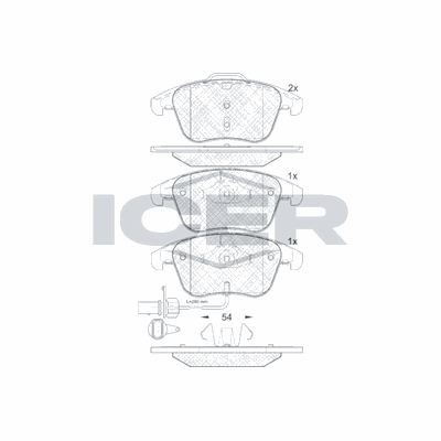 Fren Disk Balata Ön MAGNETI MARELLI 323700038000