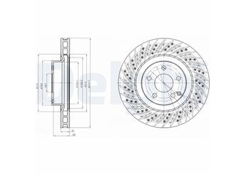 Fren Disk Ayna Ön Sağ ve Sol DELPHI BG3883  2304210512 230 421 0512 2304210812 230 421 0812 A2304210512 A230 421 0512 A2304210812 A230 421 0812